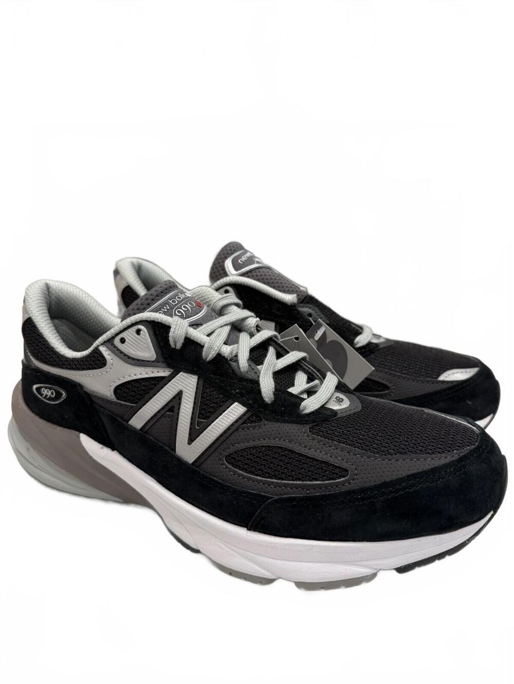 New Balance 990v6 Made in USA Black Silver Men’s Size 10.5 M990BK6